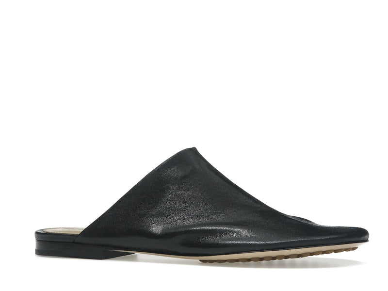 Bottega Veneta Leather Dot Sock Slippers Black (Women's)