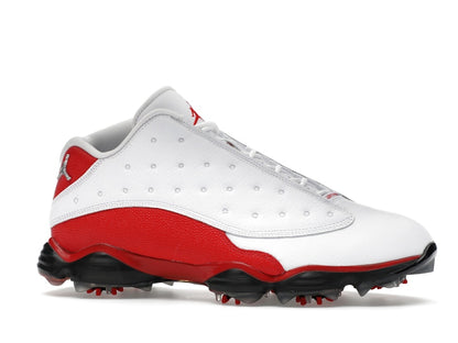 Jordan 13 Retro Golf Cleat White Red