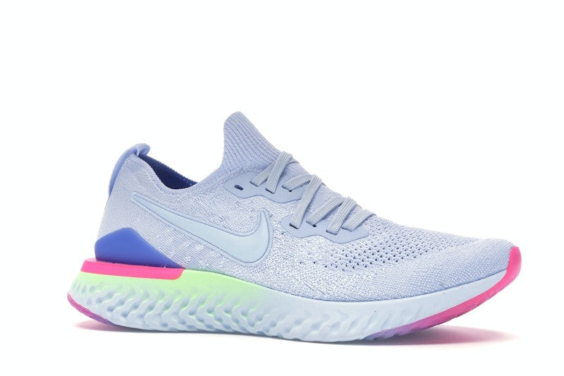 Nike Epic React Flyknit 2 Hydrogen Blue Sapphire Hyper Pink