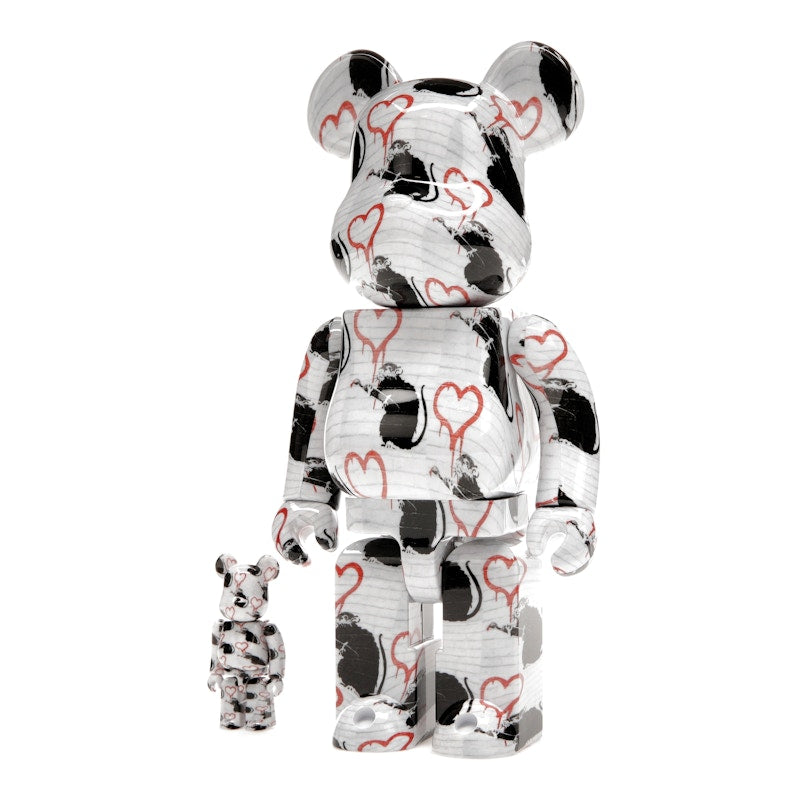 Bearbrick Love Rat 100% & 400% Set