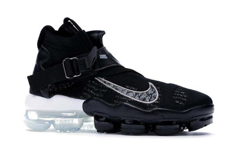 Nike Air VaporMax Premier Flyknit Black Metallic Silver White
