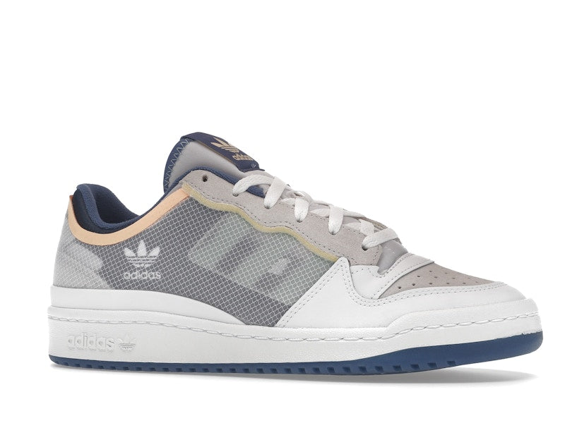 adidas Forum Low TT Cloud White Acid Orange Crew Blue