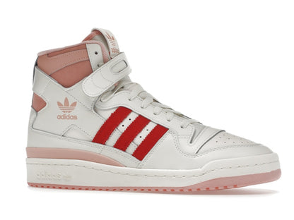 adidas Forum 84 Hi Off White Pink Red