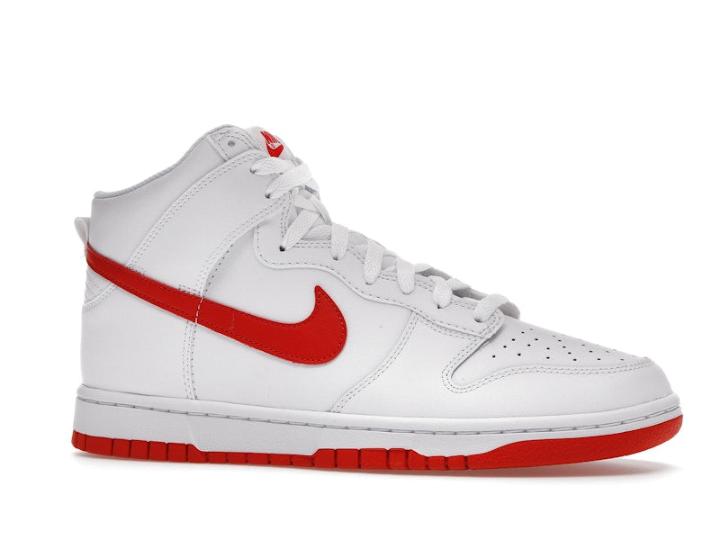 Nike Dunk High White Picante Red