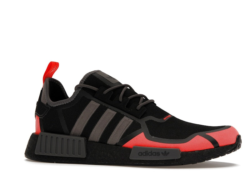adidas NMD R1 Core Black Solar Red Grey