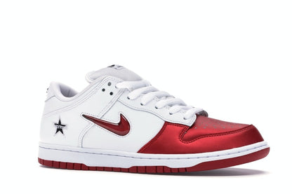 Nike SB Dunk Low Supreme Jewel Swoosh Red