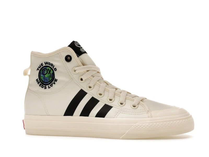 adidas Nizza Hi RF André Saraiva The World Needs Love Cream