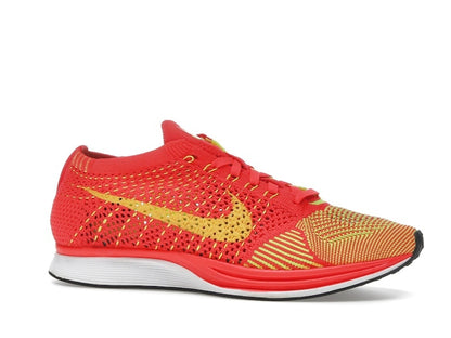 Nike Flyknit Racer Bright Crimson Volt