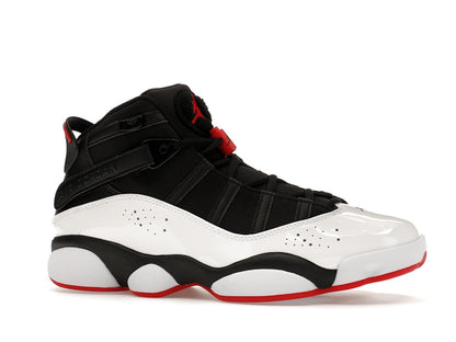 Jordan 6 Rings Black White Varsity Red