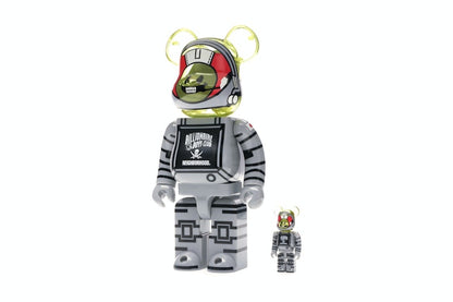 Bearbrick x Billionaire Boys Club x Neighborhood 100% & 400% Set White/Black