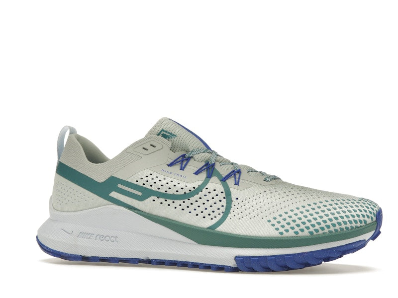 Nike React Pegasus Trail 4 Light Silver Racer Blue Football Grey Mineral Teal