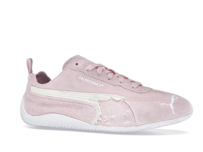 Balenciaga x Puma Speedcat Suede Distressed Pink White