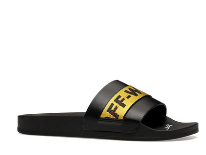 OFF-WHITE Industrial Belt Slides Black Yellow