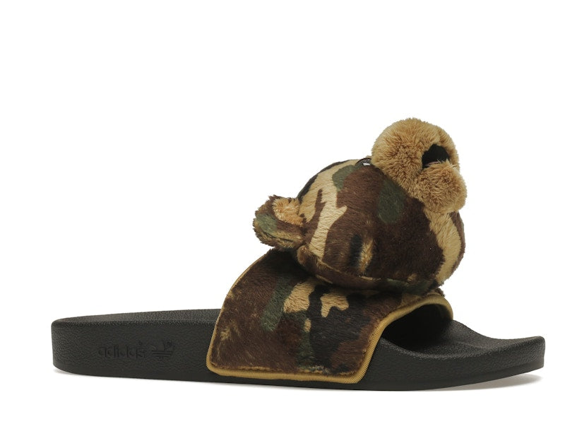 adidas JS Adilette Jeremy Scott Teddy Camo