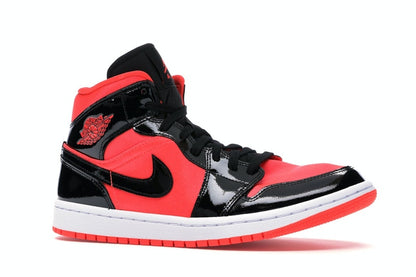 Jordan 1 Mid Hot Punch Black (Women's)