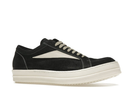 Rick Owens Luxor Vintage Sneaks Black Milk