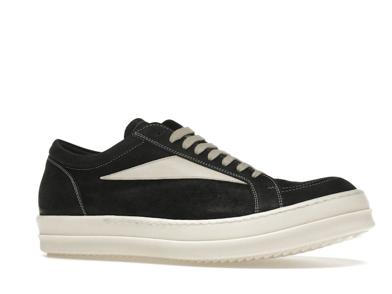 Rick Owens Luxor Vintage Sneaks Black Milk