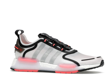 adidas NMD R1 V3 White Matte Silver Crimson