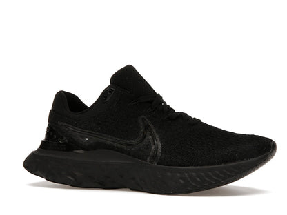Nike React Infinity Run Flyknit 3 Triple Black