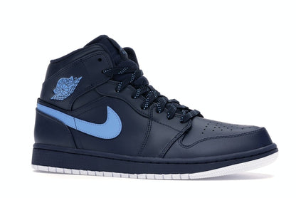 Jordan 1 Retro Mid Obsidian University Blue