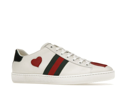 Gucci Ace Embroidered Hearts (Women's)