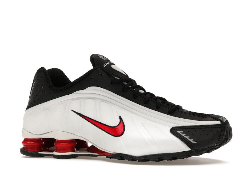 Nike Shox R4 Platinum Tint University Red Black