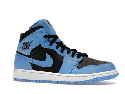 Jordan 1 Mid University Blue Black