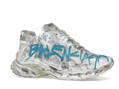 Balenciaga Runner Graffiti White Blue
