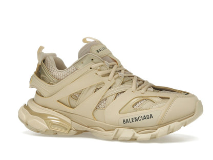 Balenciaga Track Beige Metallic Gold