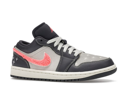 Jordan 1 Low Light Graphite Hot Punch (Women's)