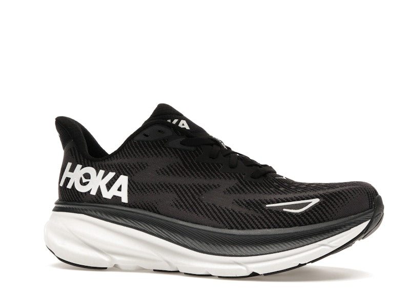 Hoka One One Clifton 9 Black White