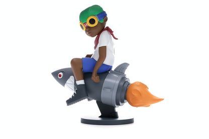Hebru Brantley x Billionaire Boys Club x Bait Beyond The Beyond Fly Boy Figure 9 Inches White/Multi