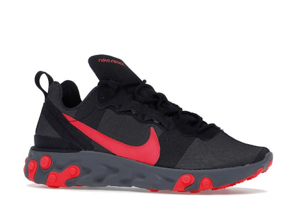 Nike React Element 55 Black Solar Red (Women's)