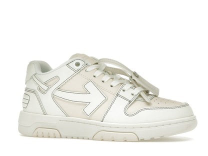OFF-WHITE Out Of Office OOO Low Tops Cream White