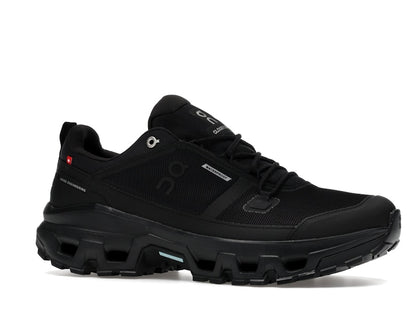 On Running Cloudrock Low Waterproof All Black