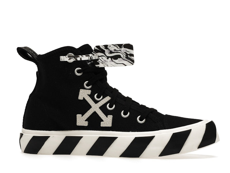 OFF-WHITE Vulcanized Mid Top Black White