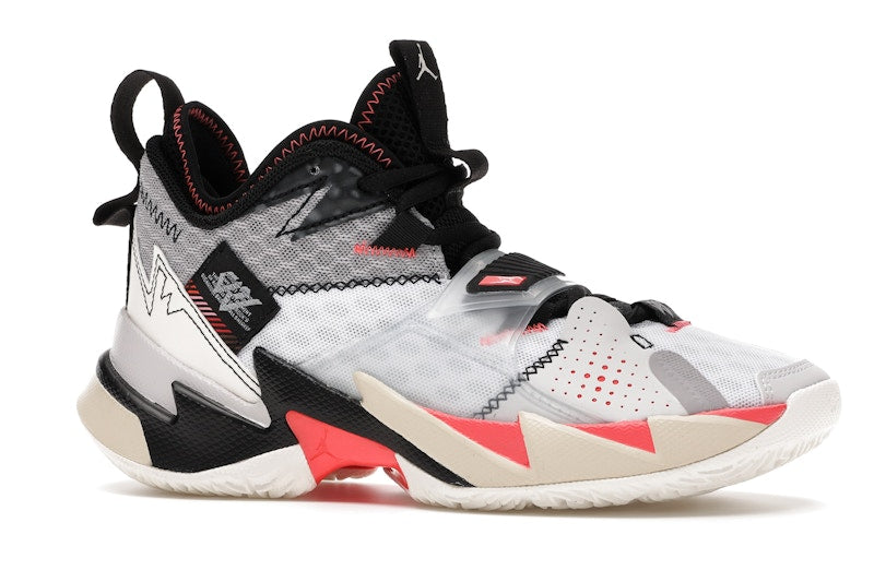 Jordan Why Not Zer0.3 White Bright Crimson Black (GS)