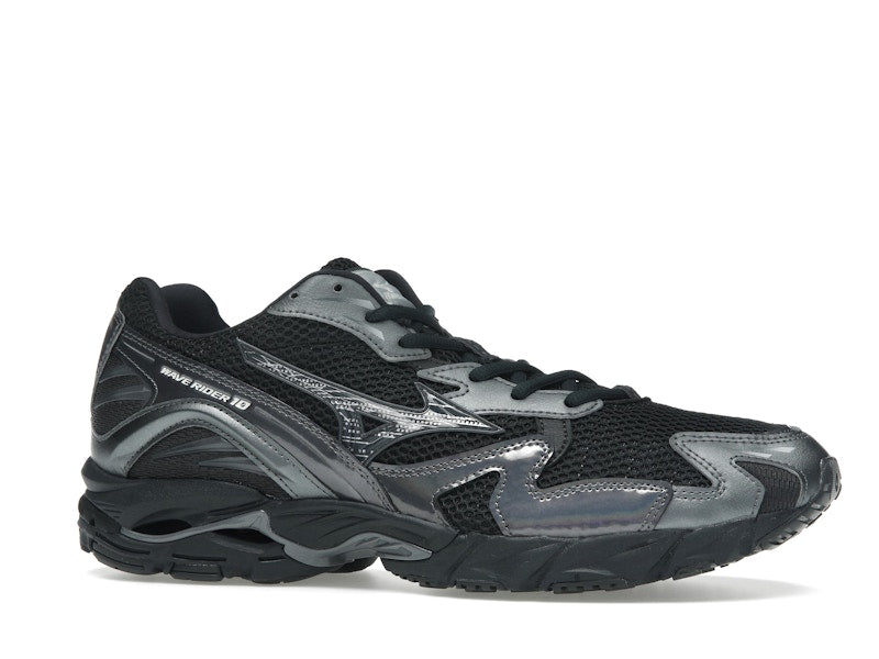Mizuno Wave Rider 10 Black Sand Metallic Gray