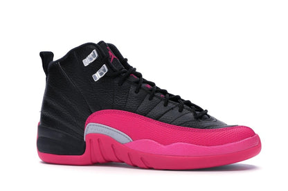 Jordan 12 Retro Black Deadly Pink (GS)
