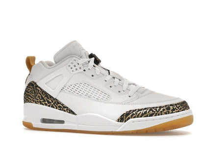 Jordan Spizike Low White Metallic Gold