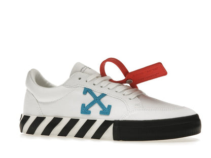 OFF-WHITE Vulcanized Low White Teal Canvas