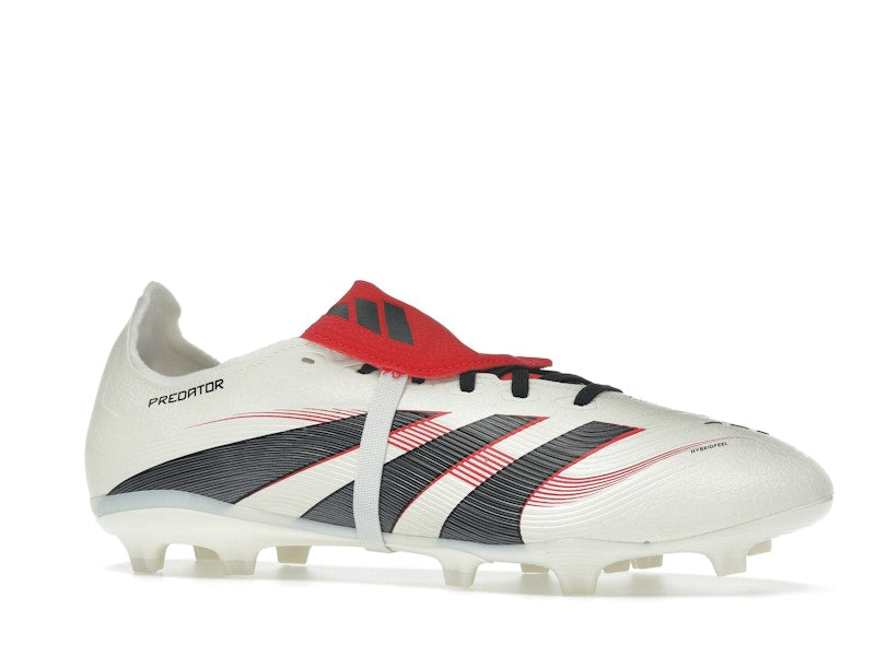 adidas Predator League Fold-Over Tongue FG/MG Off White Core Black Pure Ruby