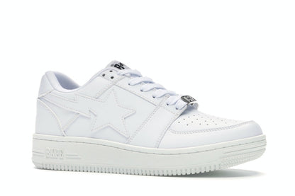 BAPE STA Low White
