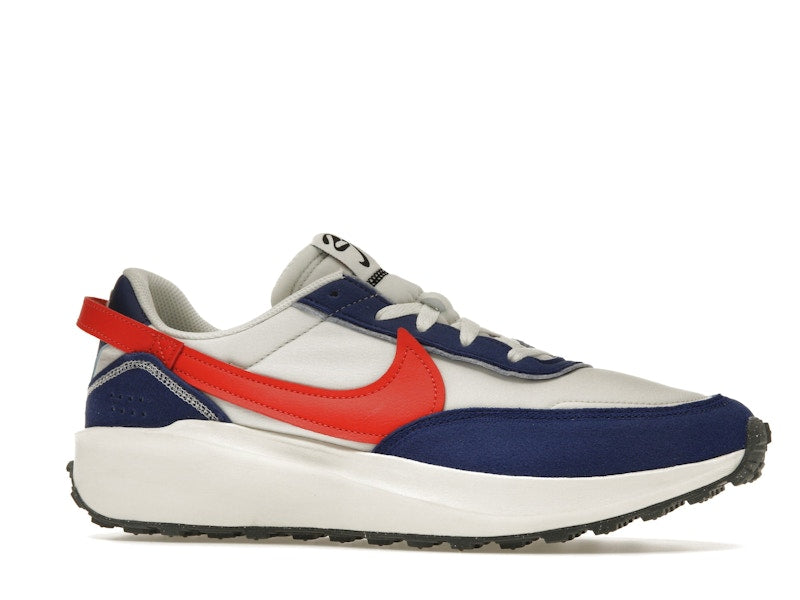 Nike Waffle Debut Swoosh Habanero Red Old Royal