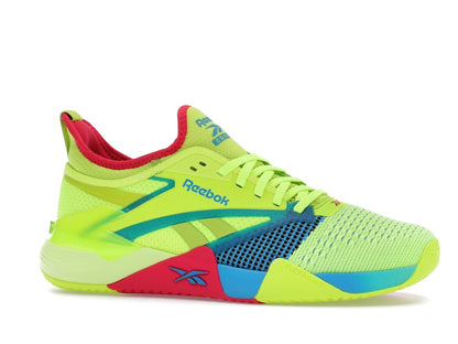Reebok Nano Court Digital Lime Aqua Bold Pink