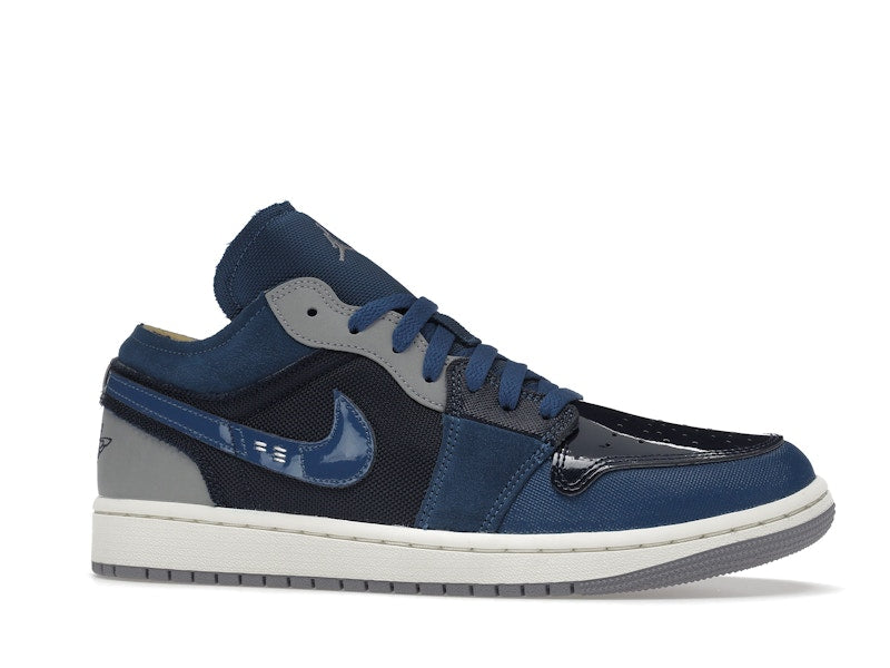 Jordan 1 Low SE Craft Obsidian French Blue Ashen Slate White