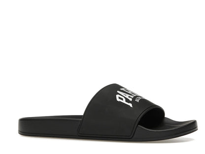 Balenciaga City Pool Slide Paris Black