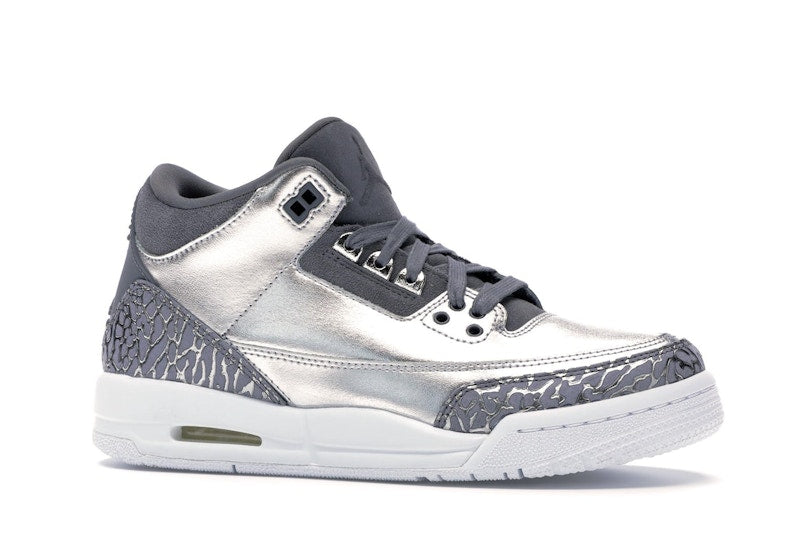Jordan 3 Retro Premium Heiress Metallic Silver (GS)