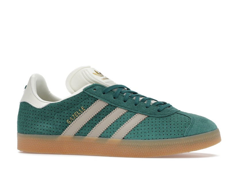 adidas Gazelle Collegiate Green Wonder Beige Gold Metallic