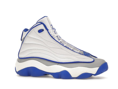 Jordan Pro Strong White Royal Grey